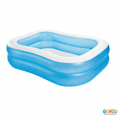 INTEX Swim Center Family Swimming Pool White Blue (80"X60"X19")