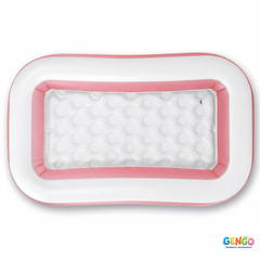 INTEX 65" x 39" x 10" Rectangular Inflatable Kiddie Pool Pink