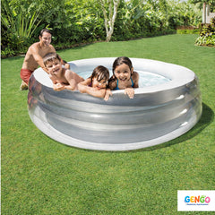 INTEX Round Swim Center Family Pool (90" D x 20" H)