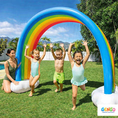 INTEX Rainbow Cloud Sprinkler (9'10" x3'7" x5'11")