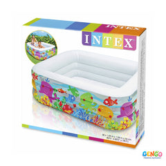 INTEX Swim Center Clear View Aquarium Pool ( 62.5" L x 62.5" W X 19.5" H)