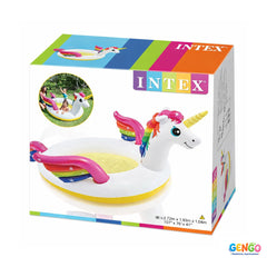INTEX Unicorn Spray Unicorn Pool 107"L x 76"w x 41"H