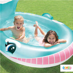 INTEX Whale Spray Pool Center 79” x 77” x 36”