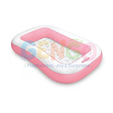 INTEX 65" x 39" x 10" Rectangular Inflatable Kiddie Pool Pink