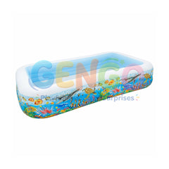 INTEX Swim Center Tropical Reef Family pool (120" L x 72" W 22" H)