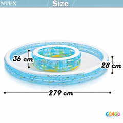 INTEX Wishing Well Pool ( 100" W x 14" H)