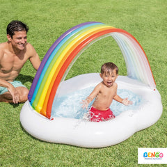 INTEX Rainbow Cloud Baby Pool (56" x 47" x 33")