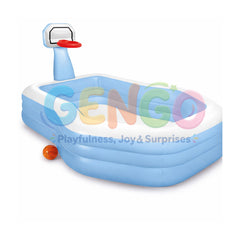 INTEX Swim Center Shootin Hoops  Family Pool, for Ages 3+ 101 x 74 x 51 inches