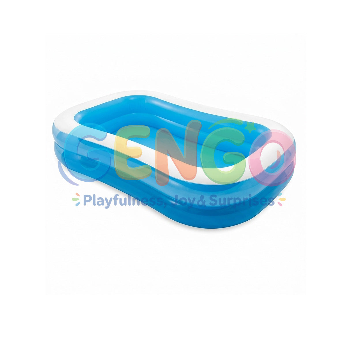 INTEX 8ft x 5.8ft x  22" Swim Center Family Pool