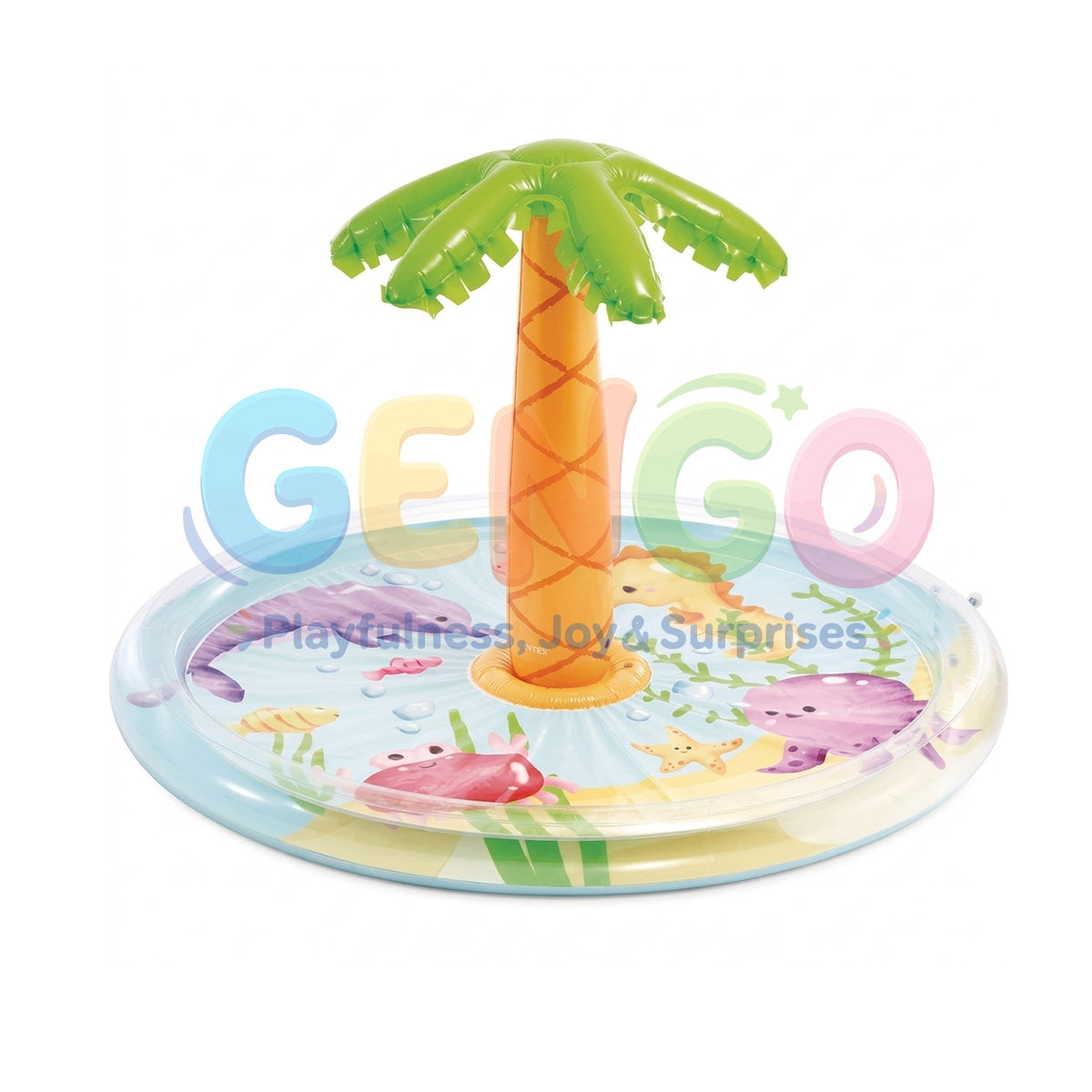 INTEX Palm Tree Spray Pool (68" X 41") 2+ Years
