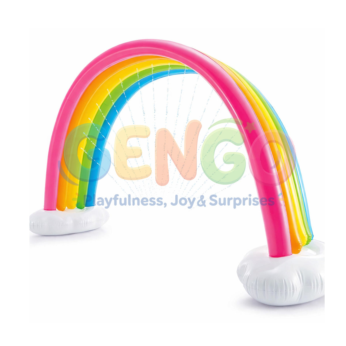 INTEX Rainbow Cloud Sprinkler (9'10" x3'7" x5'11")