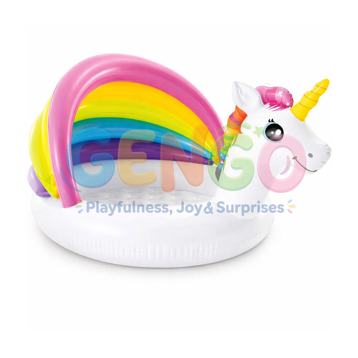 INTEX Unicorn Baby Pool (39.37" x 106.3" x 96.46")
