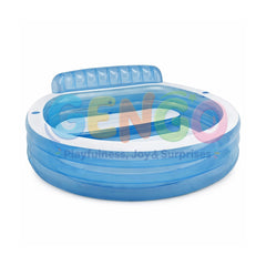 INTEX Swim Center Paradise Family Lounge Pool ( 88" L x 85" W x 30" H)